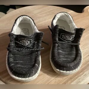 HEY DUDE Toddler Stretch Black. Size 5, NWOT